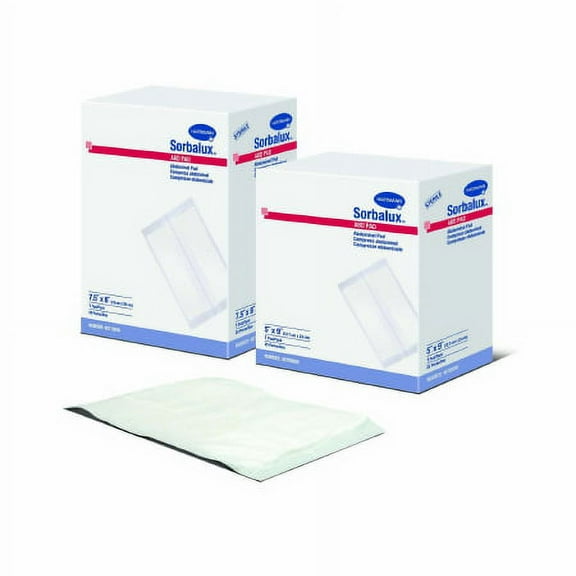 Sorbalux ABD Abdominal Pad NonWoven / Cellulose 5 X 9 Inch Rectangle Sterile EA/1