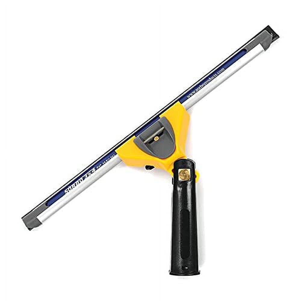 Sorbo 24 Inch Professional Window Squeegee with Solid Black Fast