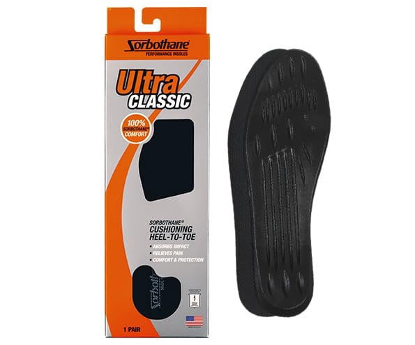 Sorbothane Classic Full Sole Insole W 12, M 9.5-10.5 Metric 42-44 - E ...