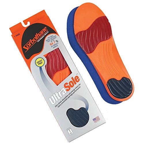 Sorbothane Ultra Sole Insole W 12, M 9.5-10.5 Metric 42-44 - E
