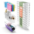 thumbnail image 1 of Sorbus 10 Pack Small Clear Plastic Storage Bins, Clear Organizer Bins with Handle for Kitchen, Pantry, Cabinet, Refrigerator, Craft, Toys, Clothes, Closet, Under Sink, Bathroom Organizers, 1 of 7