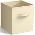 thumbnail image 1 of Sorbus 11" Foldable Fabric Storage Cube Bin, Beige, 1 of 4