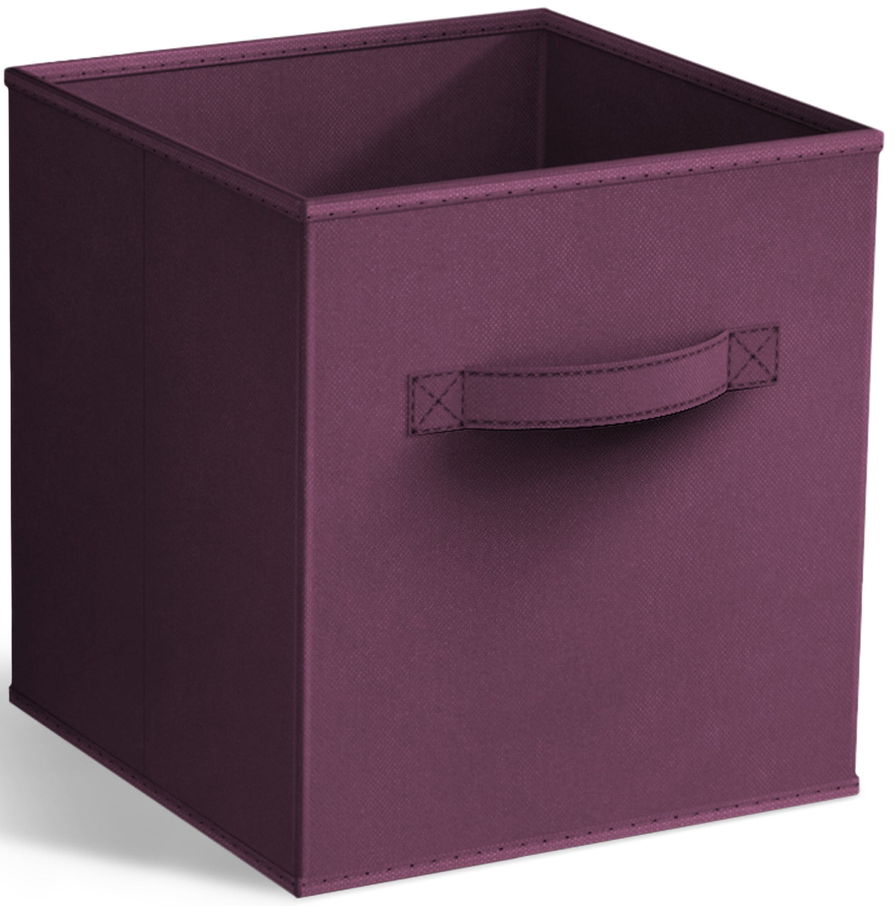 Sorbus 11" Foldable Fabric Storage Cube Bin, Purple