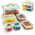 thumbnail image 1 of Sorbus 12 Piece Airtight Storage Containers with Snap-On Lids - Multipurpose Organizational Containers - BPA Free - For Kitchen, Pantry, Home and More, 1 of 9
