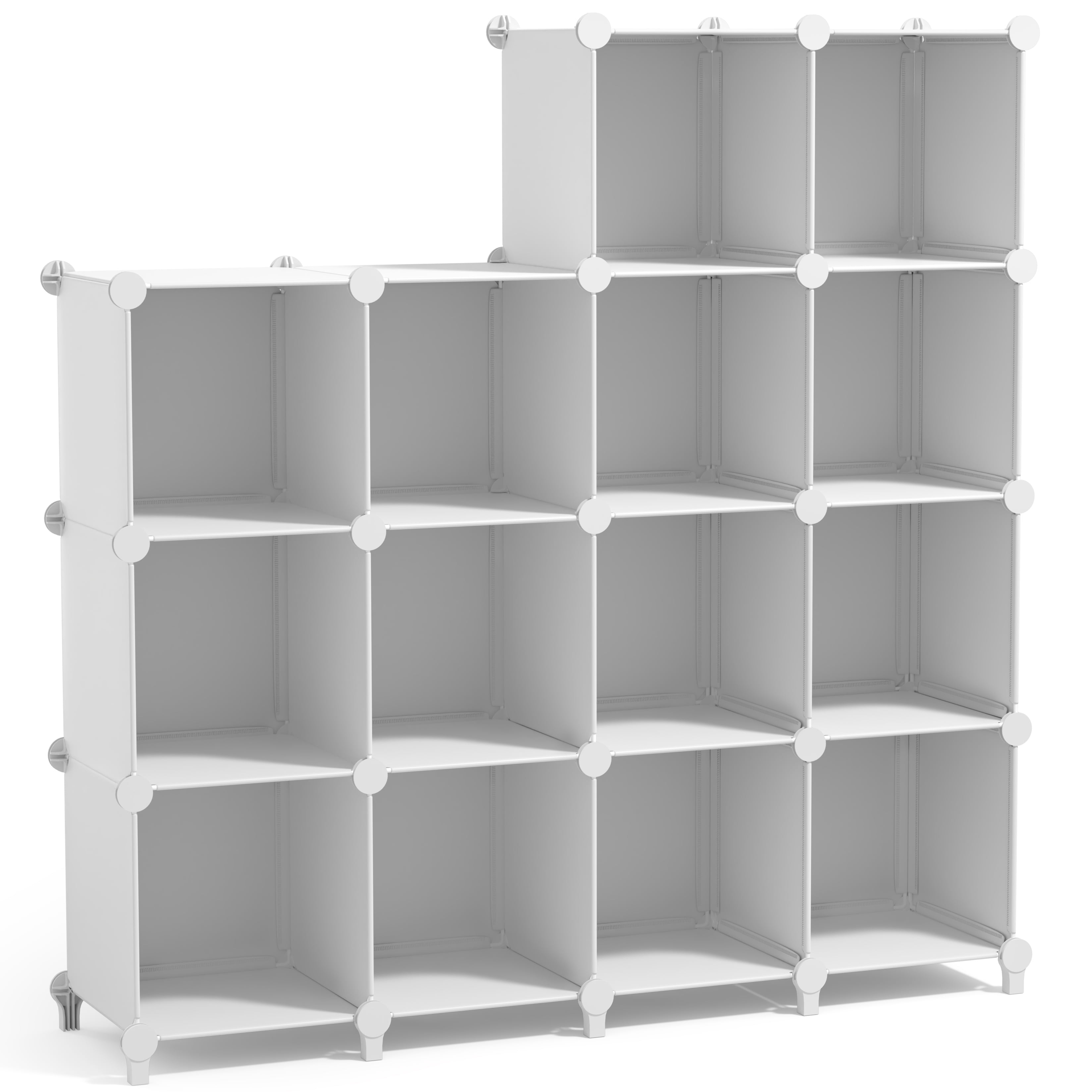 Sorbus 14-Cube Storage Organizer, Waterproof Cubby Shelf for Closet