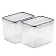 thumbnail image 1 of Sorbus 2-Pack Airtight Food Storage Containers – Four-Way Snap Lids for Freshness – Perfect for Cereal, Pasta, Flour, and More (121oz/15 Cups), 1 of 7