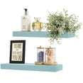thumbnail image 1 of Sorbus 2-Pack Floating Shelves 16.25 Inch, Ocean Blue, Hidden Mount, Wall Storage, 1 of 6