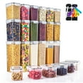 thumbnail image 1 of Sorbus 24-Pack Airtight Food Storage Containers with Labels, Marker, Spoons – Kitchen Organizer, 1 of 7