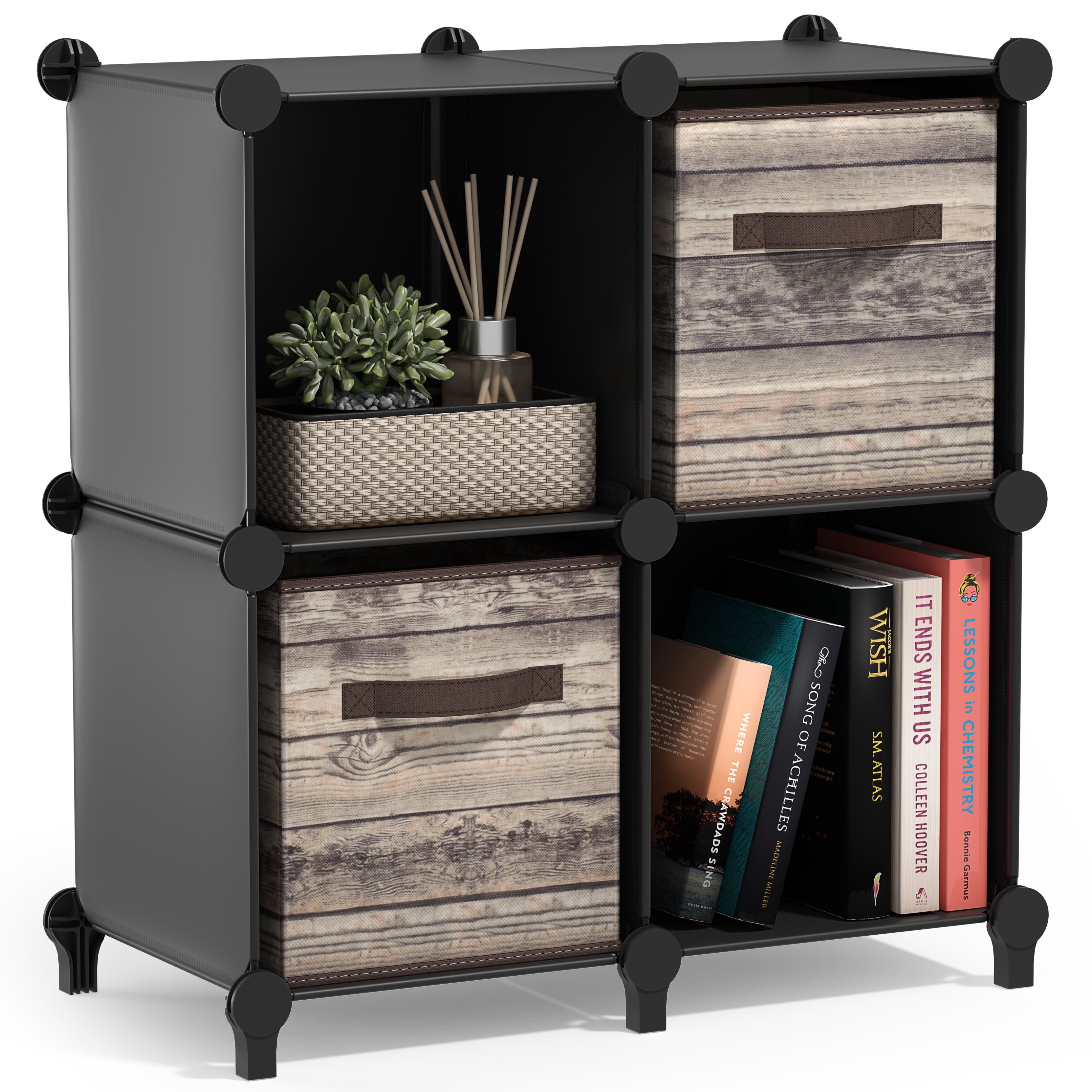Waterproof Cuby Sorbus 4 Cube Storage Shelf Organizer, Waterproof Cubby for Closet or ...