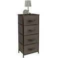 thumbnail image 1 of Sorbus 4-Drawer Chest Dresser, Brown, Lightweight, Vertical Design, 1 of 6