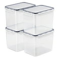 thumbnail image 1 of Sorbus 4-Pack Airtight Food Storage Containers – Four-Way Snap Lids for Freshness – Perfect for Cereal, Pasta, Flour, and More (121oz/15 Cups), 1 of 7