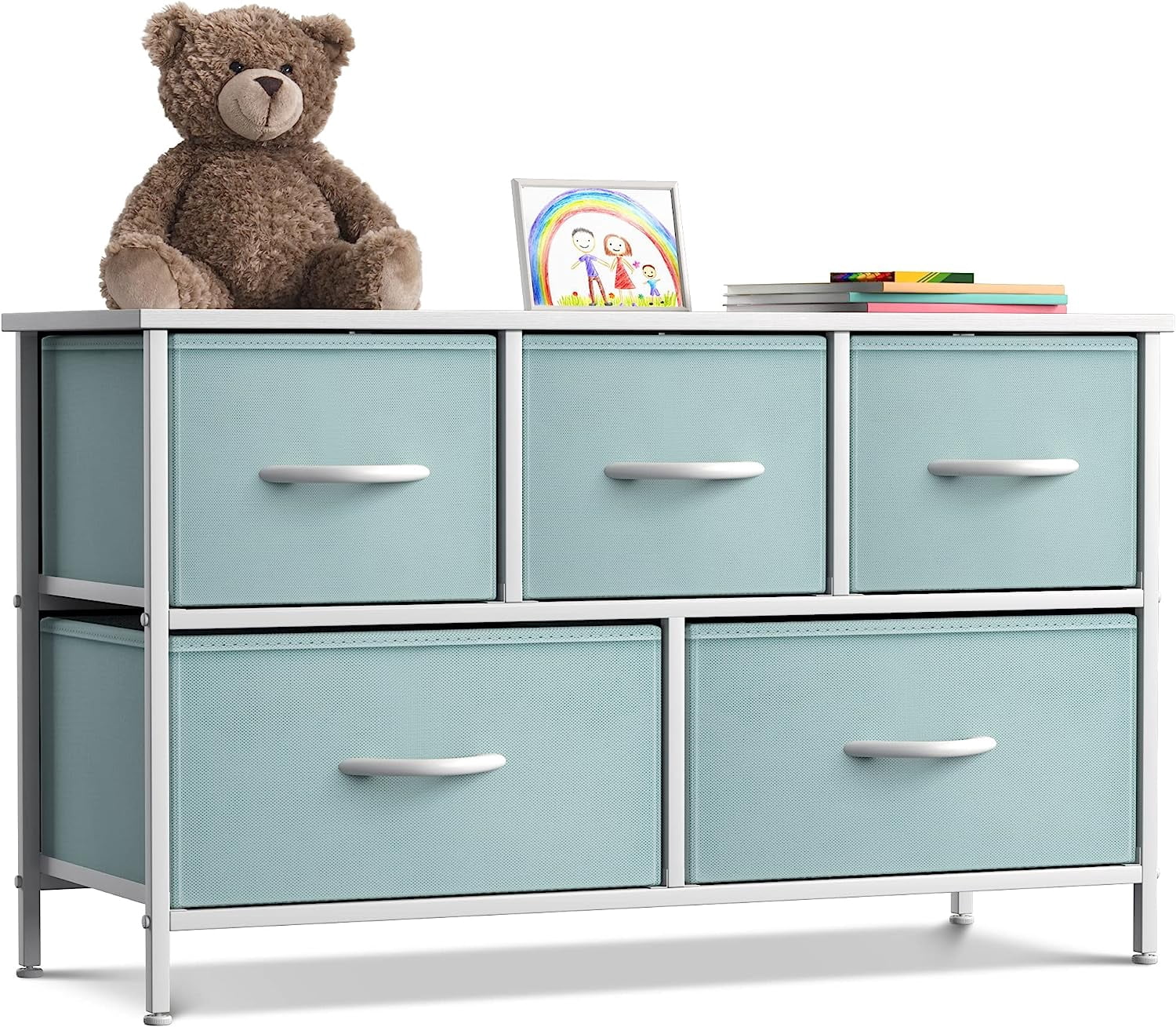 angel line lauren 6 drawer dresser Angel Line Lauren 6 Drawer Double Dresser, White