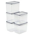 thumbnail image 1 of Sorbus 5-Pack 121oz Airtight Food Storage Containers with Snap Lids for Cereal, Pasta, Flour, 1 of 6