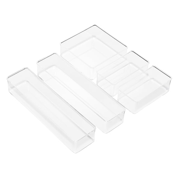 Sorbus 5-Piece Kitchen Drawer Organizer Set A for Utensils, Silverware Storage