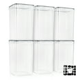 thumbnail image 1 of Sorbus 6-Pack Airtight Food Storage Containers (6.5L/219.79 Oz) with Locking Lids, Measuring Cups & Labels, 1 of 7