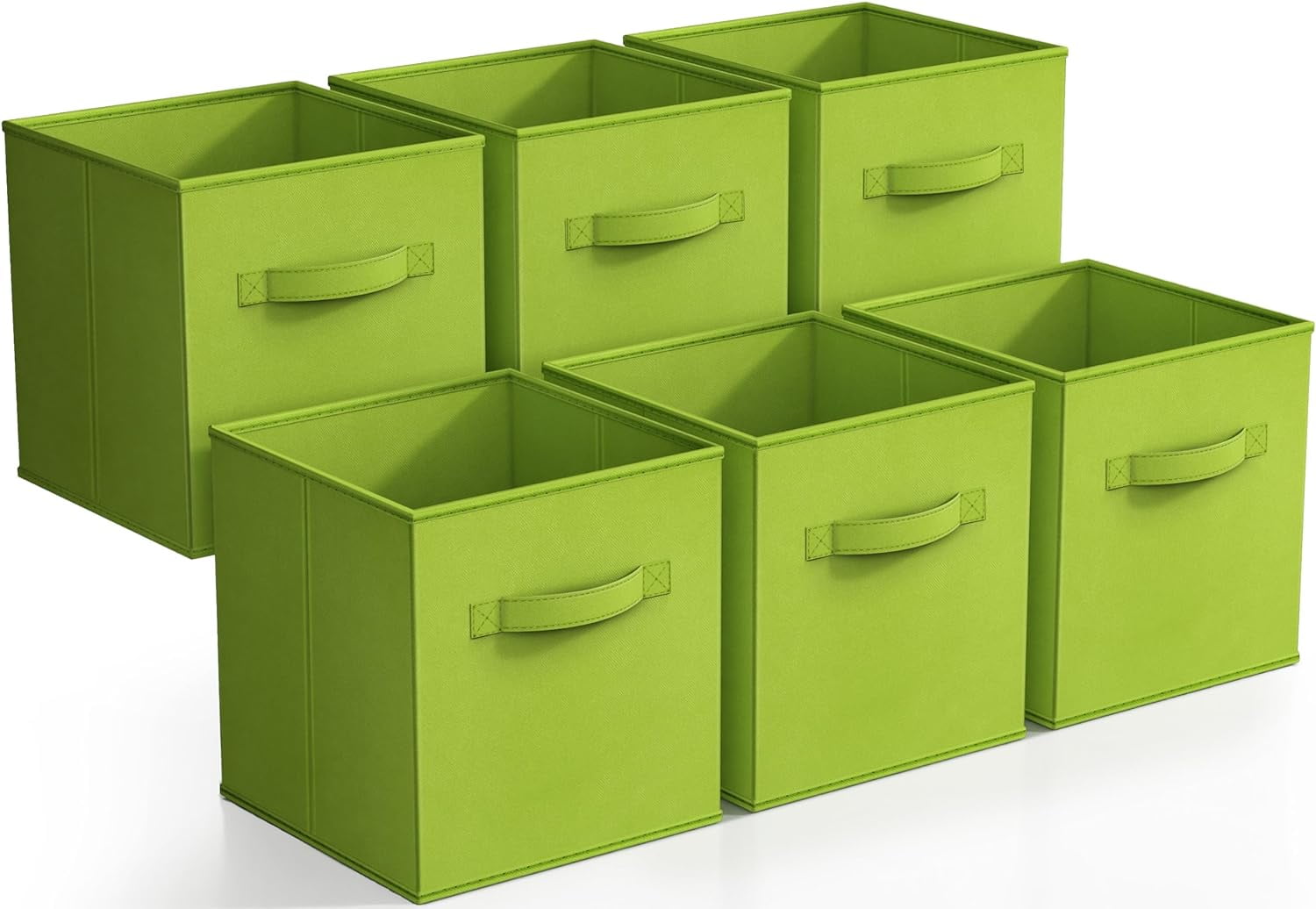 Sorbus Fabric Storage Bins 11" Foldable Cubes With Handles For Pantry