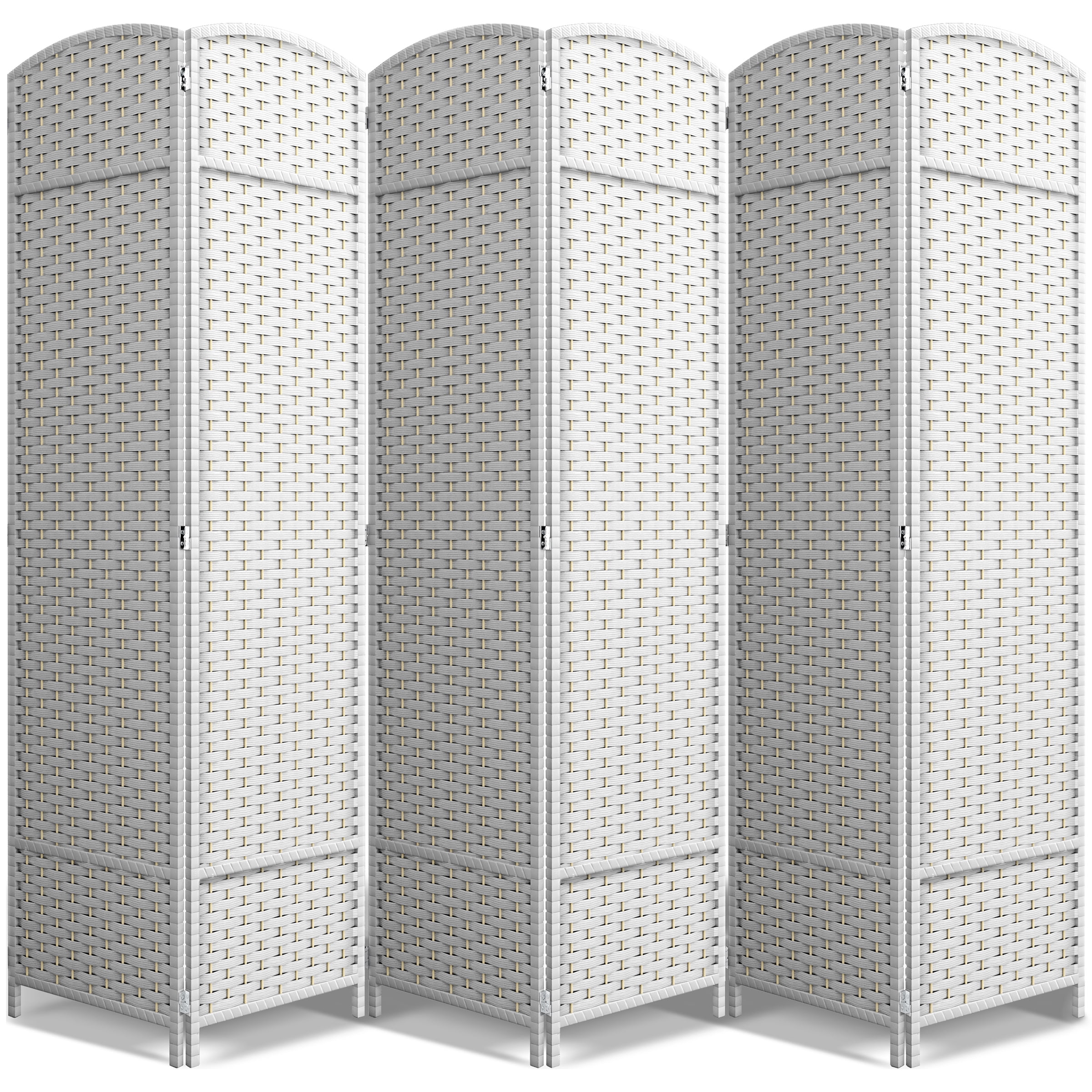 Sorbus 6 Panel Room Divider Tall Privacy Partition Screen Extra Wide