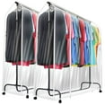 thumbnail image 1 of Sorbus 6ft Garment Rack Cover - 2 Pack, Transparent, Dustproof, Waterproof, 1 of 8
