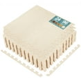 thumbnail image 1 of Sorbus 96 Sq. Ft. Wood Grain Foam Floor Tiles 3/8-Inch Interlocking Mats w/Borders (24 tiles), 1 of 6