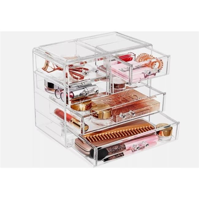 Sorbus ACRYLIC Sorbus Acrylic Cosmetics Makeup and Jewelry Storage Case ...