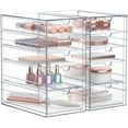 thumbnail image 1 of Sorbus Acrylic Cosmetic Makeup Organizer 10 Drawers Clear Stackable Storage Bins For Jewelry And Office Supplies Organizer- 2Pc, 1 of 7