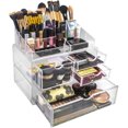 thumbnail image 1 of Sorbus Acrylic Cosmetics Makeup and Jewelry Storage Case X-Large Display Sets - Interlocking Scoop Drawers to Create Your Own Specially Designed Makeup Counter - Each Drawer Is Stackable, Detachable,, 1 of 4