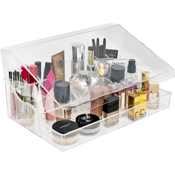 Sorbus Acrylic Cosmetics Makeup Organizer Storage Case Display with