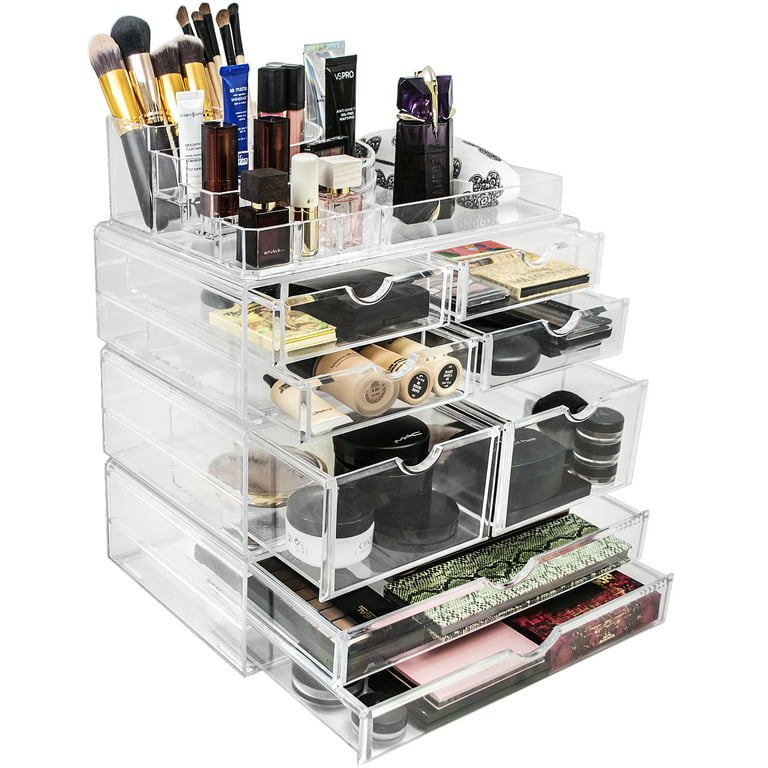 Acrylic Cosmetic Organizer Countertop Storage Display