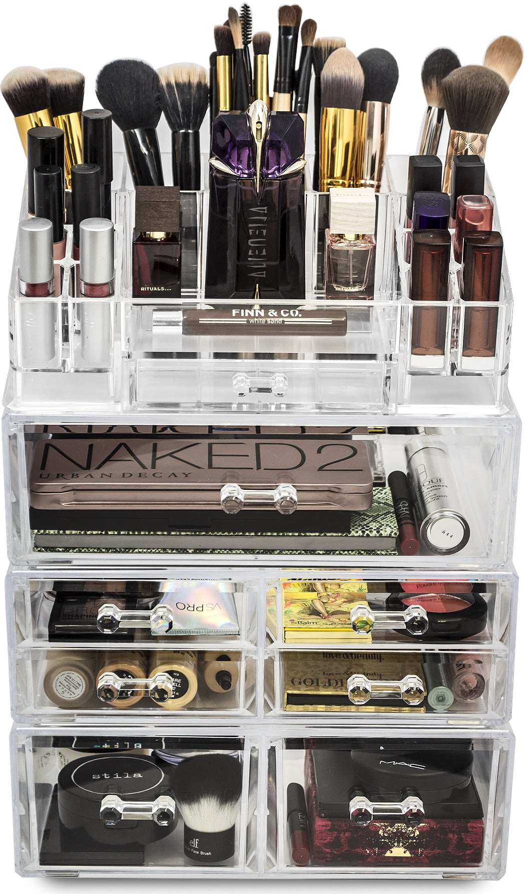 Sorbus Acrylic Makeup Organizer Set Vanity Countertop Cosmetics and