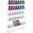 thumbnail image 1 of Sorbus Acrylic Wall Ledge Floating Shelf Nail Polish Rack Organizer- 6 Pack, 1 of 10