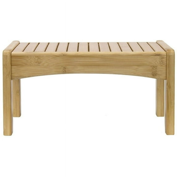 Small Bamboo Step Stool - Wooden Foot Rest Stool & Potty Training Stool for Kids Toddlers
