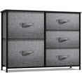 thumbnail image 1 of Sorbus Classic 5-Drawer Dresser: Nightstand Chest Organizer, for Bedroom (Black), 1 of 7