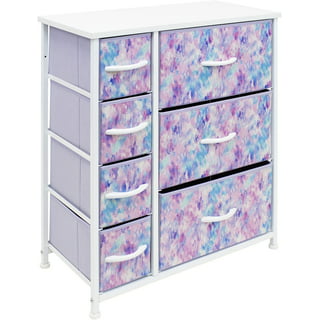 Sorbus Large 9 Drawer Dresser for Kids Bedroom, Tie-Dye Colors