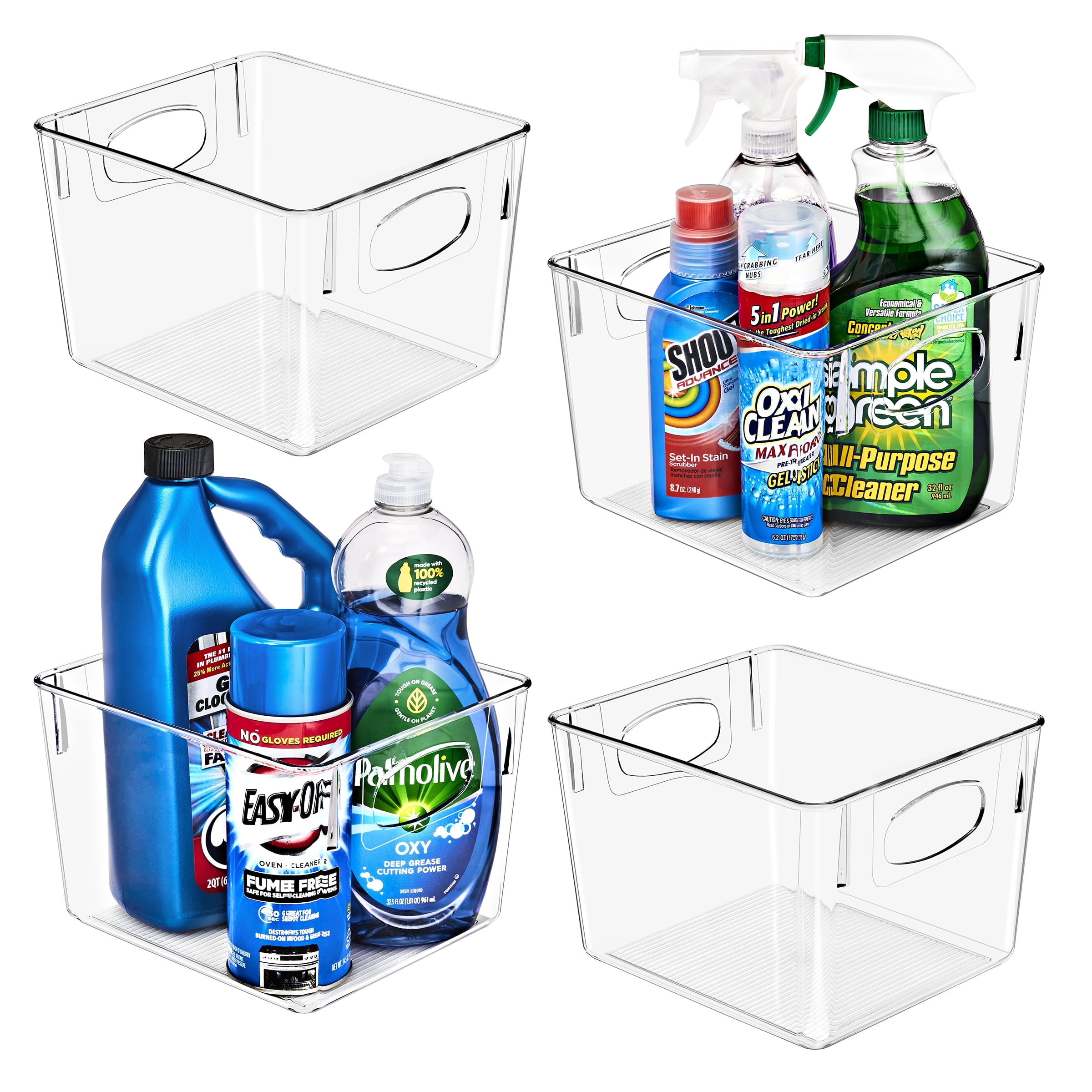 Sorbus Cleaning Supplies Organizer - Clear Containers for Organizing ...