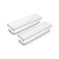 thumbnail image 1 of Sorbus Clear Drawer Organizer, Long BPA-Free Storage Tray, 2 pack, 1 of 3