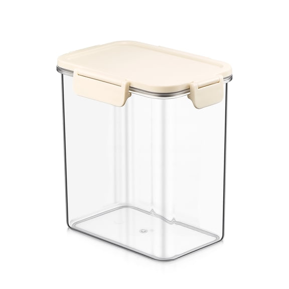 Sorbus Clear Medium Tall Rectangle Food Storage Container with Lid, Stackable