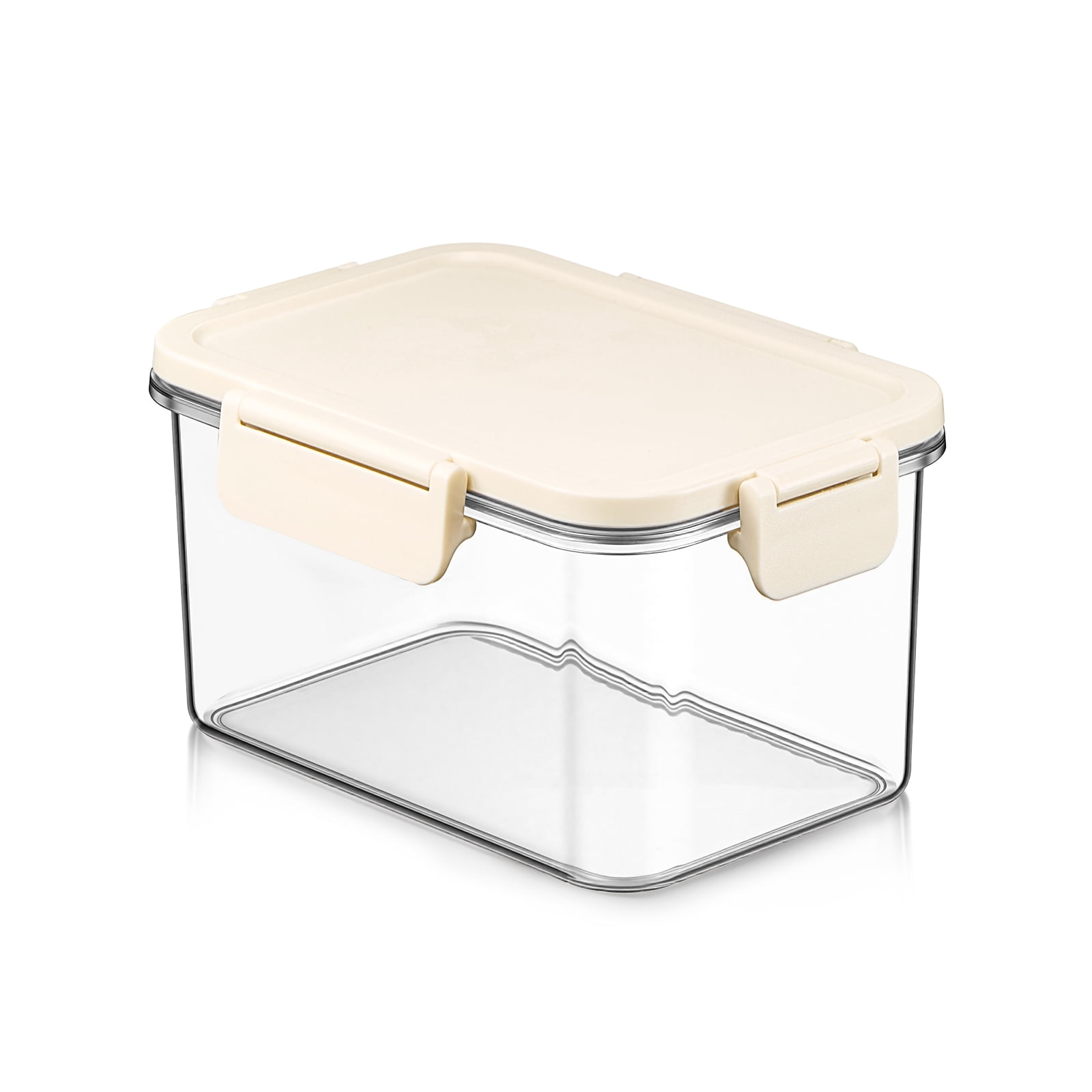 Sorbus Clear Standard Rectangle Food Storage Container with Lid, Stackable