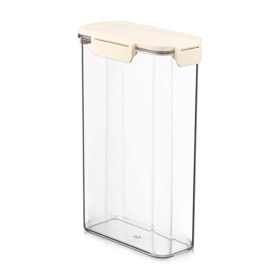 Sorbus Clear Tall Narrow Food Storage Container with Lid, Stackable