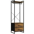 thumbnail image 1 of Sorbus Clothing Rack with Drawers – Tall Garment Rack with Wood Top, Steel Frame & Fabric Drawers – Stand Alone Closet Organizer, Rustic Brown, 1 of 5