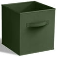 thumbnail image 1 of Sorbus Collapsible Fabric Cube Storage Bin (10.5" x 10.5"), Dark Green, 1 of 6