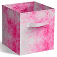 thumbnail image 1 of Sorbus Collapsible Fabric Cube Storage Bin (10.5" x 10.5"), Tie Dye Pink, 1 of 7