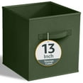 thumbnail image 1 of Sorbus Collapsible Fabric Cube Storage Bin (13" x 13"), Dark Green, 1 of 6