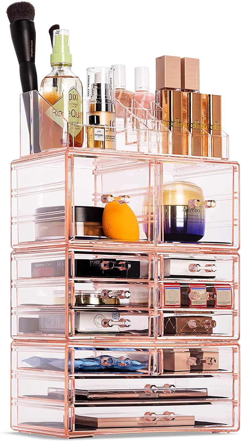 Sorbus 7-Drawer Makeup and Jewelry Storage Case with Top Tray - 20815609