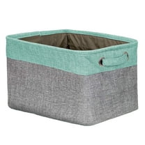 Sorbus Cubby Storage Organizer, 15-Inch Collapsible Bins with Dual Handles for Home and Office Shelves