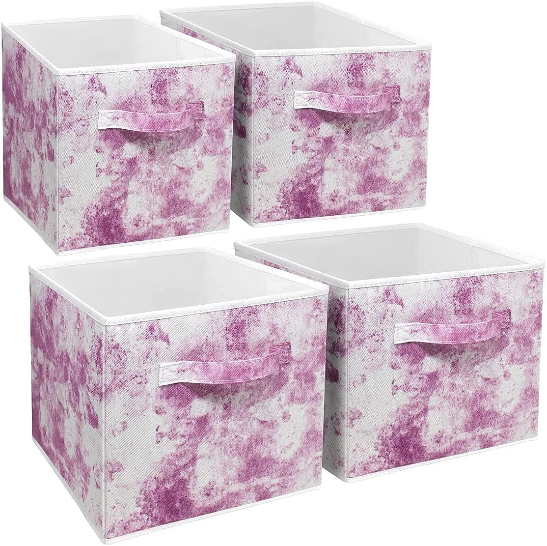 Sorbus Cube Storage Bins Cube Foldable Fabric Basket Bin Box Shelves Cubby Cloth Organizer