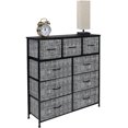 thumbnail image 1 of Sorbus Dresser with 9 Drawers - Furniture Storage Chest Tower Unit for Bedroom, Hallway, Closet, Office Organization - Steel Frame, Wood Top, Easy Pull Fabric Bins, 1 of 6