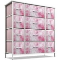 thumbnail image 1 of Sorbus Dresser w/ 12 Drawers - Furniture Storage Chest Tower Unit for Bedroom Tie-Dye Pink, 1 of 5