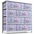 thumbnail image 1 of Sorbus Dresser w/ 8 Drawers Furniture Storage & Night Stand Table for Bedroom Tie-Dye Purple, 1 of 5