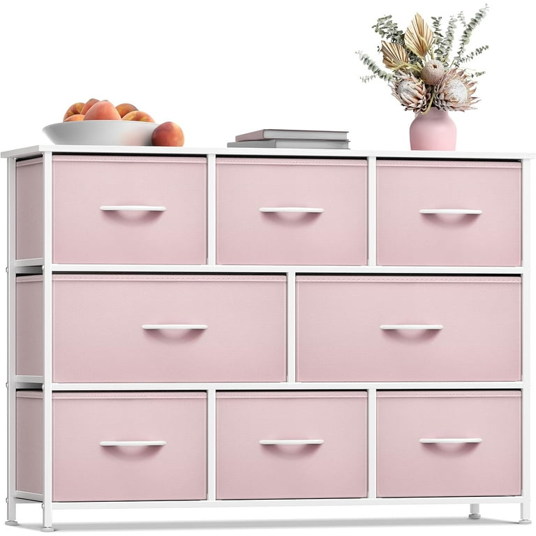 Sorbus Dresser with Fabric Bins Drawers Kids Furniture Storage