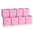 thumbnail image 1 of Sorbus Fabric Storage Bins 11" Foldable Cubes With Handles For Pantry, Cubbies, Toy And Closet Shelf Organization- 8Pk, 1 of 7
